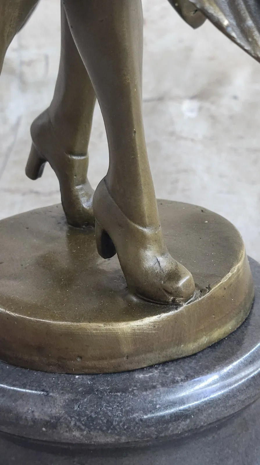 100% Solid genuine Bronze M.Lopez Dancer Home office Decoration Decor Figurine