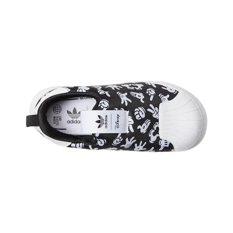 Adidas Baby - Disney Superstar 360 Shoes, Black Mickey