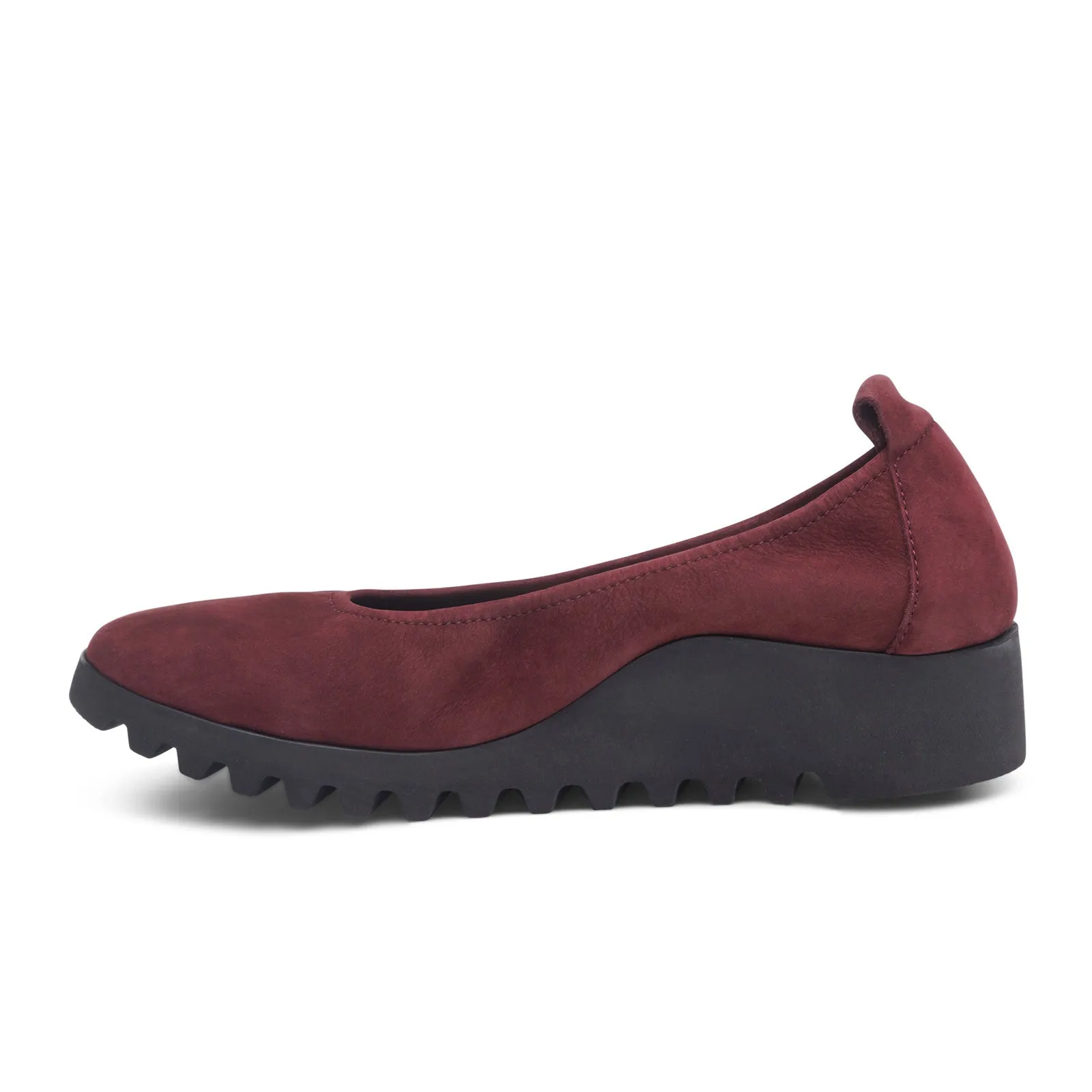 Aetrex Brianna Ballet Flat (Women) - Burgundy