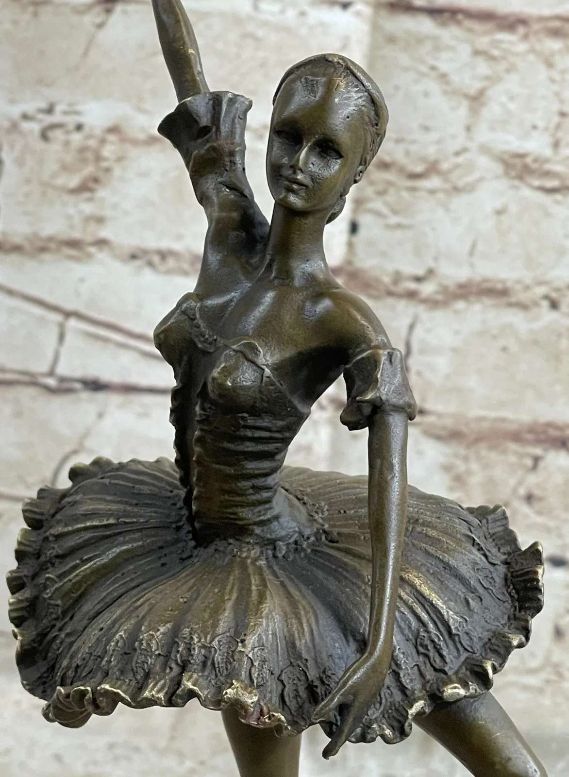 Art Deco Bronze Ballerina Ballet Statue Sculpture Abstract Art Mid century Deco