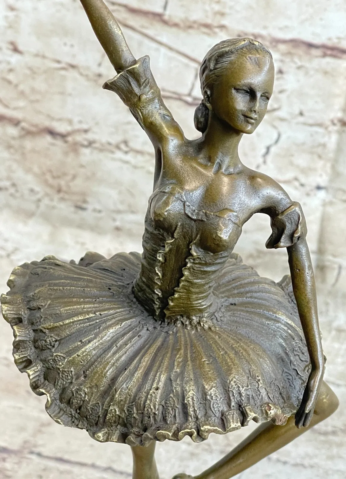 Art Deco Bronze Ballerina Ballet Statue Sculpture Abstract Art Mid century Deco