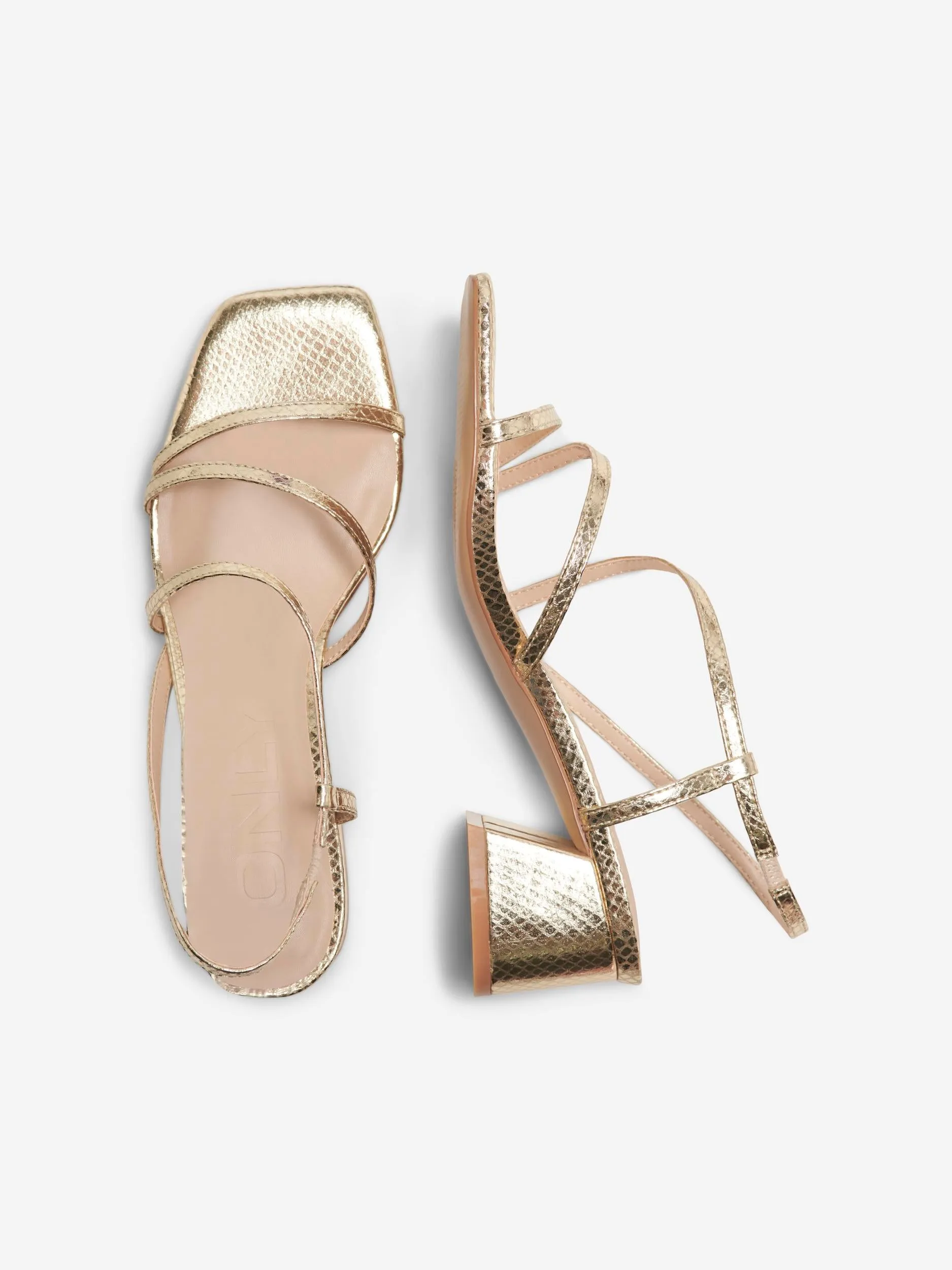 AYLIN BLOCK HEEL SANDAL (GOLD)