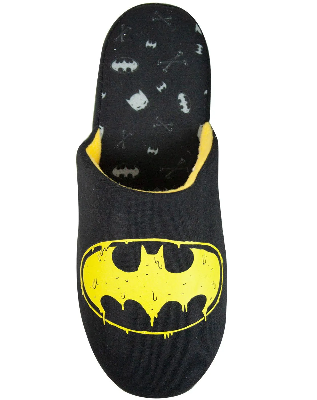 Batman Logo Slippers and Door Mat Gift Set Bundle