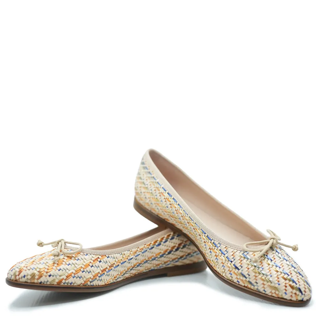 Beberlis Multi Weave Bow Ballet Flat