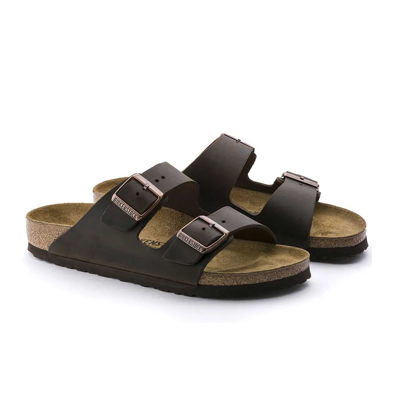 Birkenstock Arizona Slide Sandal (Unisex) - Habana Oiled Leather