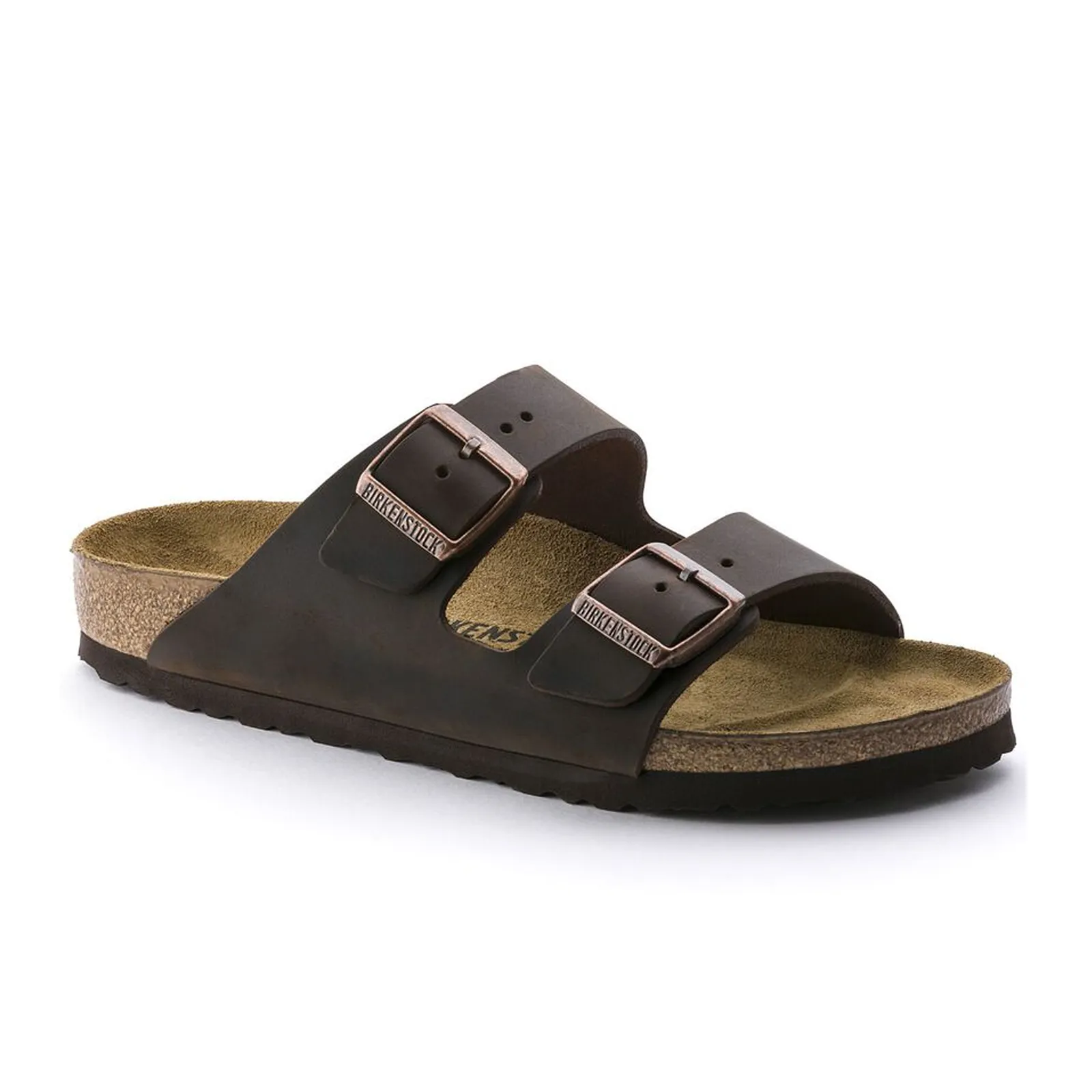 Birkenstock Arizona Slide Sandal (Unisex) - Habana Oiled Leather