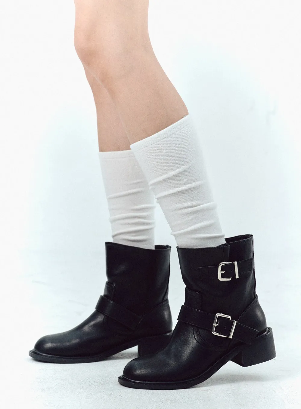 Buckle Ankle Boots IL303