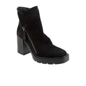 Bueno Elliott Heeled Mid Boot (Women) - Black Nubuck