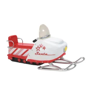 Candy Cane Snowmobile, Dept. 56 Village