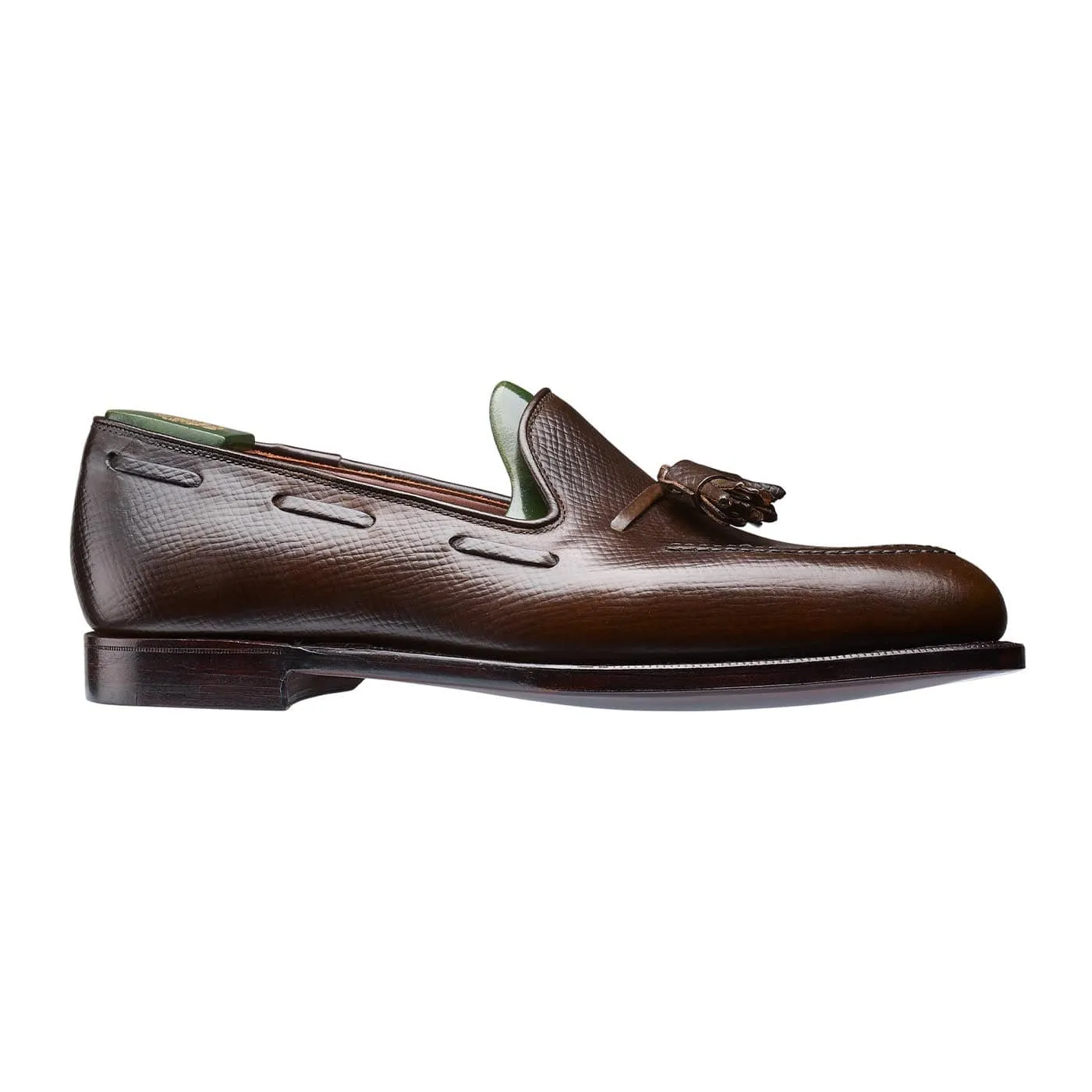 Cavendish 3 Dark Brown Hatch Grain Cordovan