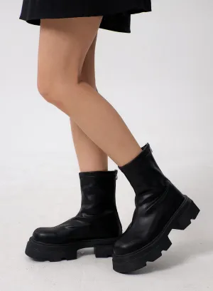 Chunky Platform Ankle Boots BM302