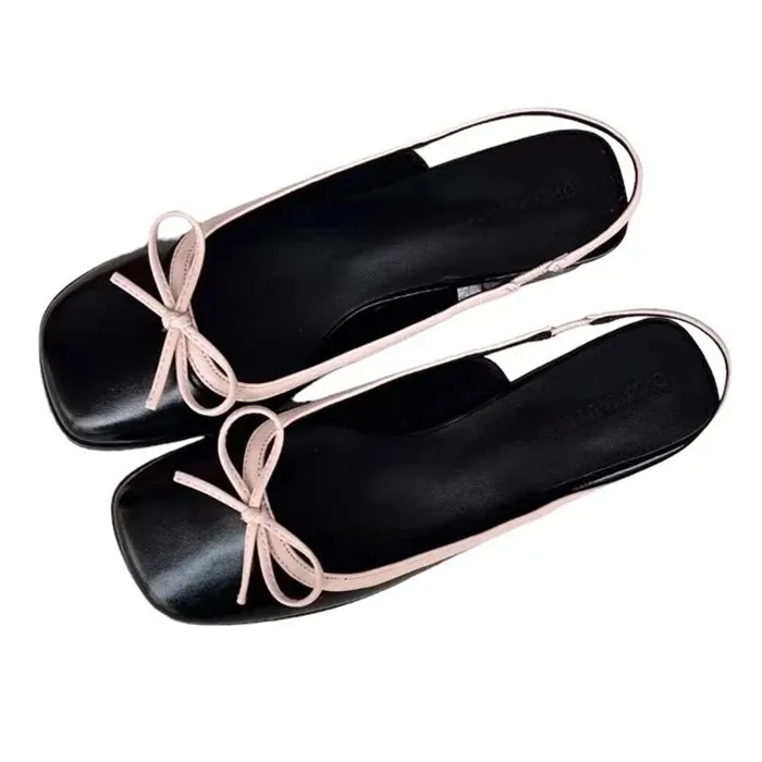 Coquette Bow Ballet Sandals