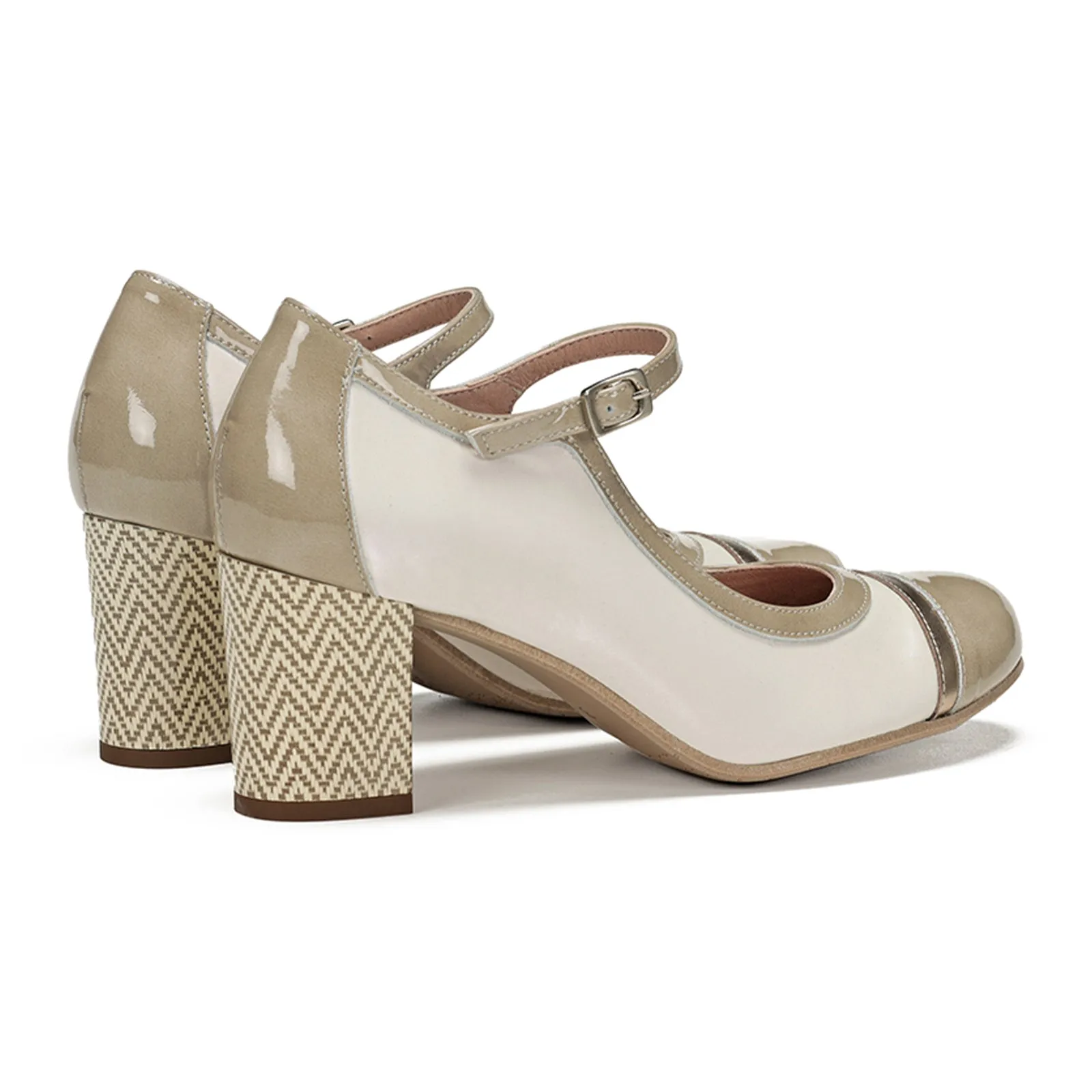 Dorking Rodin D9092 Heeled Mary Jane (Women) - Lamin Crema