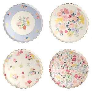 English Garden Dinner Plates (x 8)