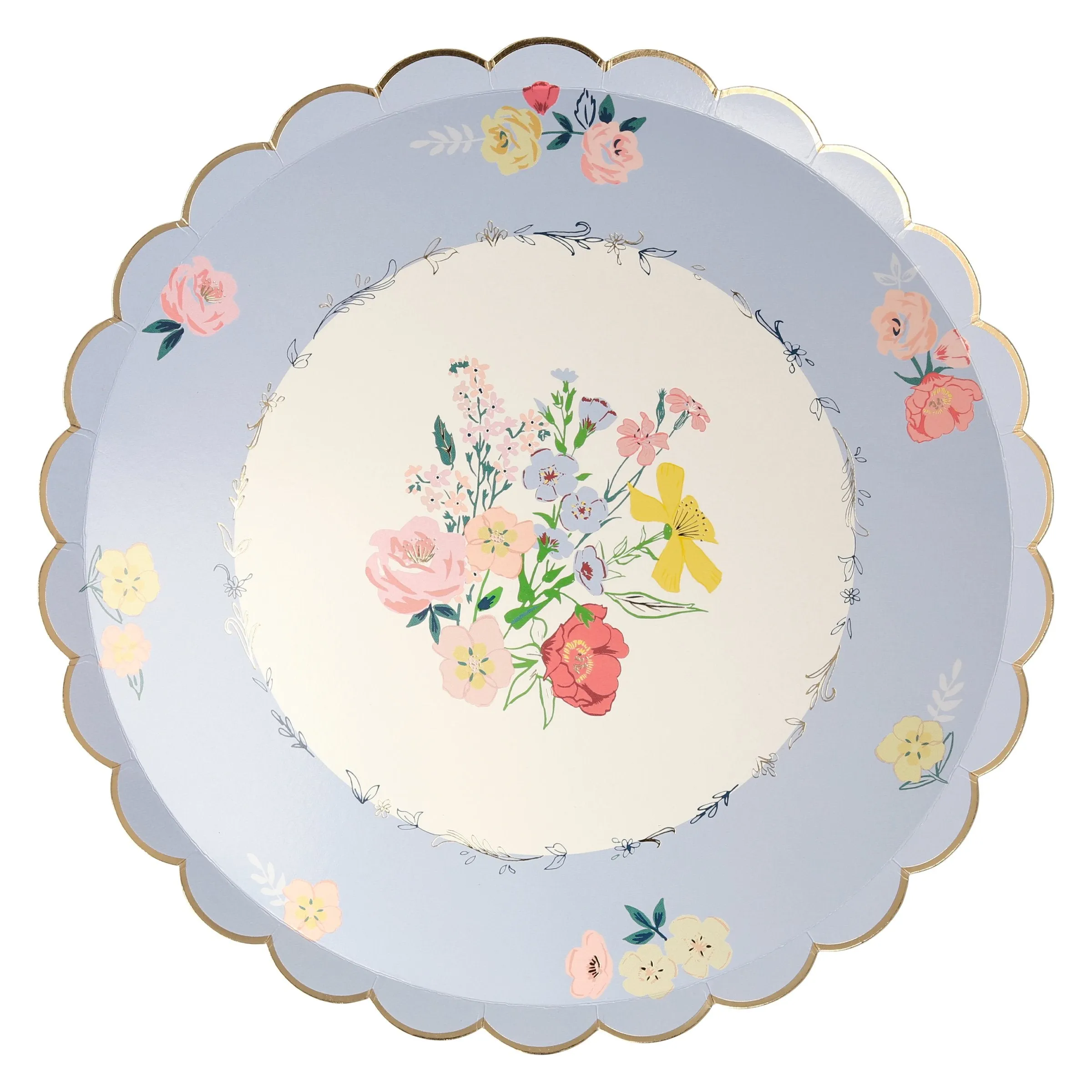 English Garden Dinner Plates (x 8)