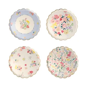 English Garden Side Plates (x 8)