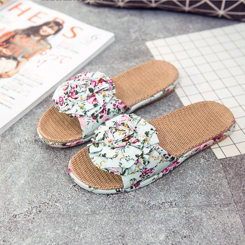 Floral Flower Slippers for Women