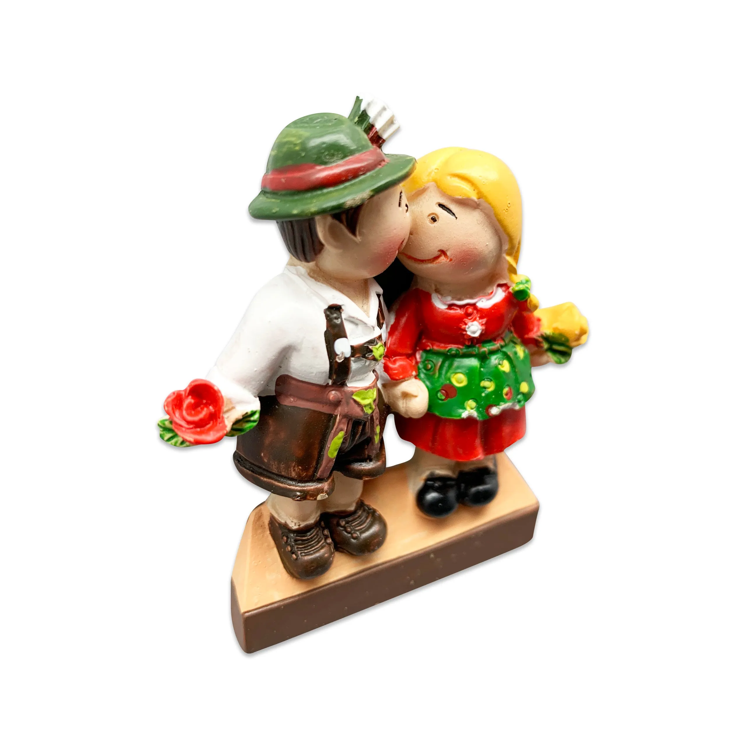 German Couple Refrigerator Magnet