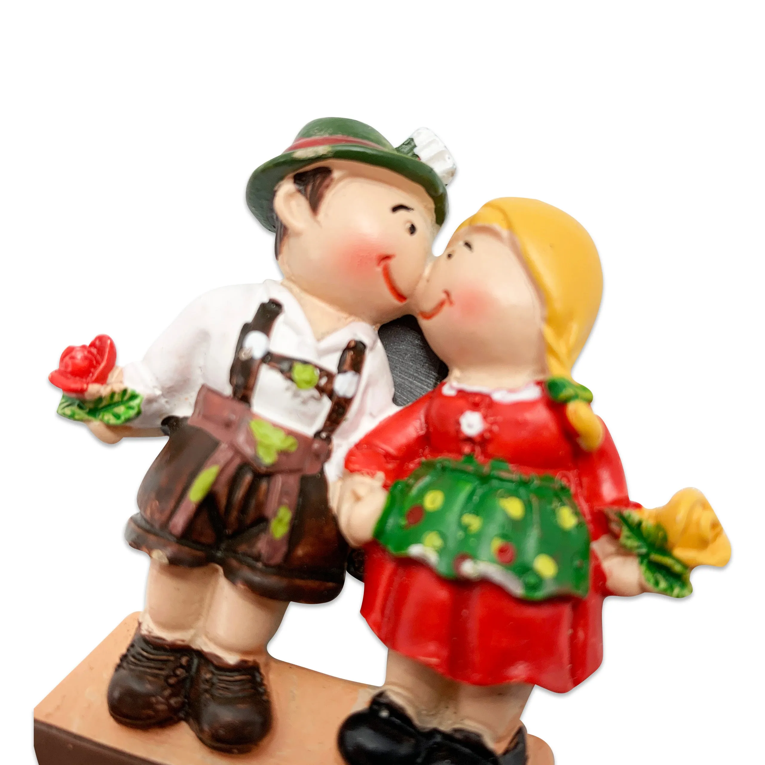 German Couple Refrigerator Magnet