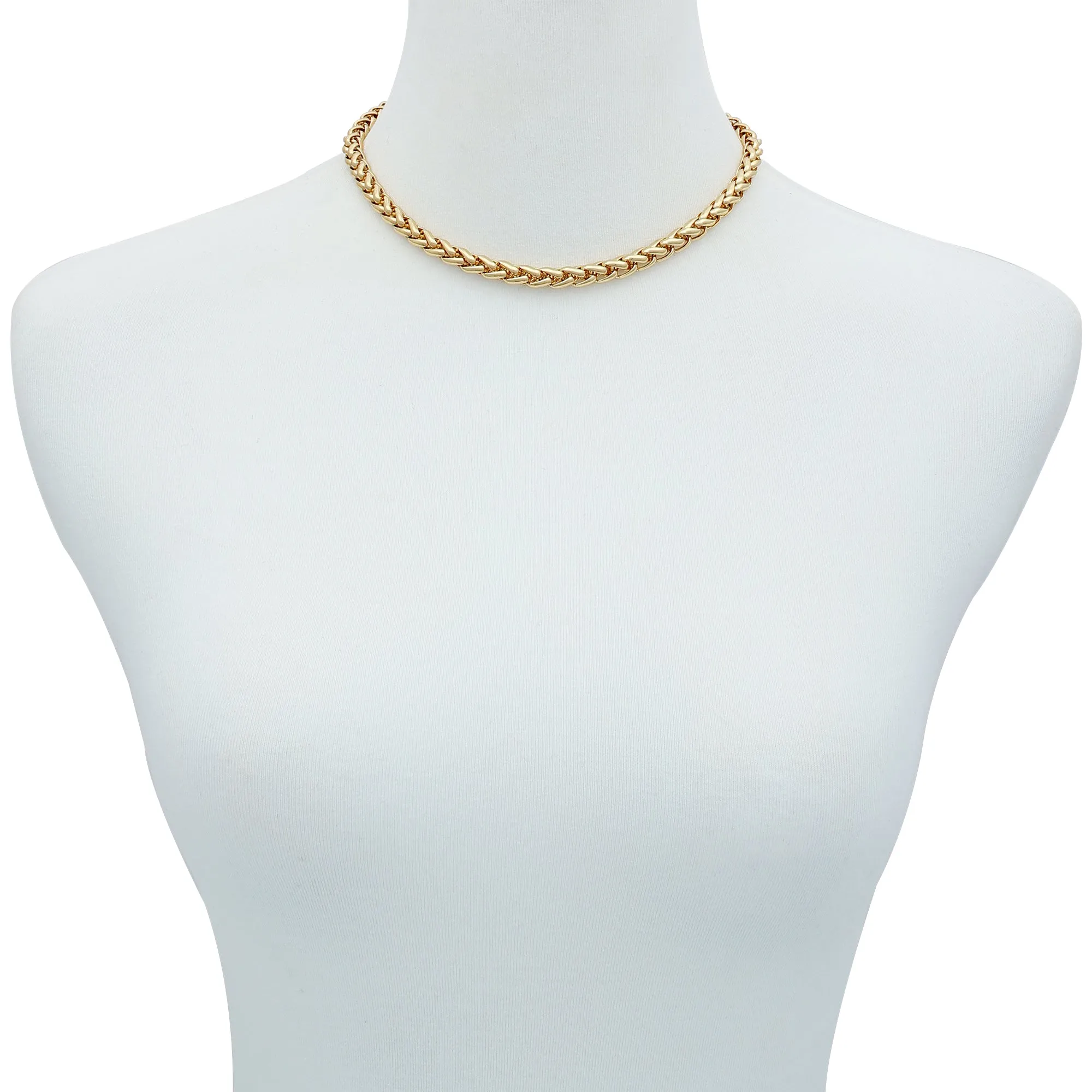 Goldtone Cable Chain Necklace