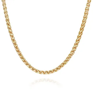 Goldtone Cable Chain Necklace