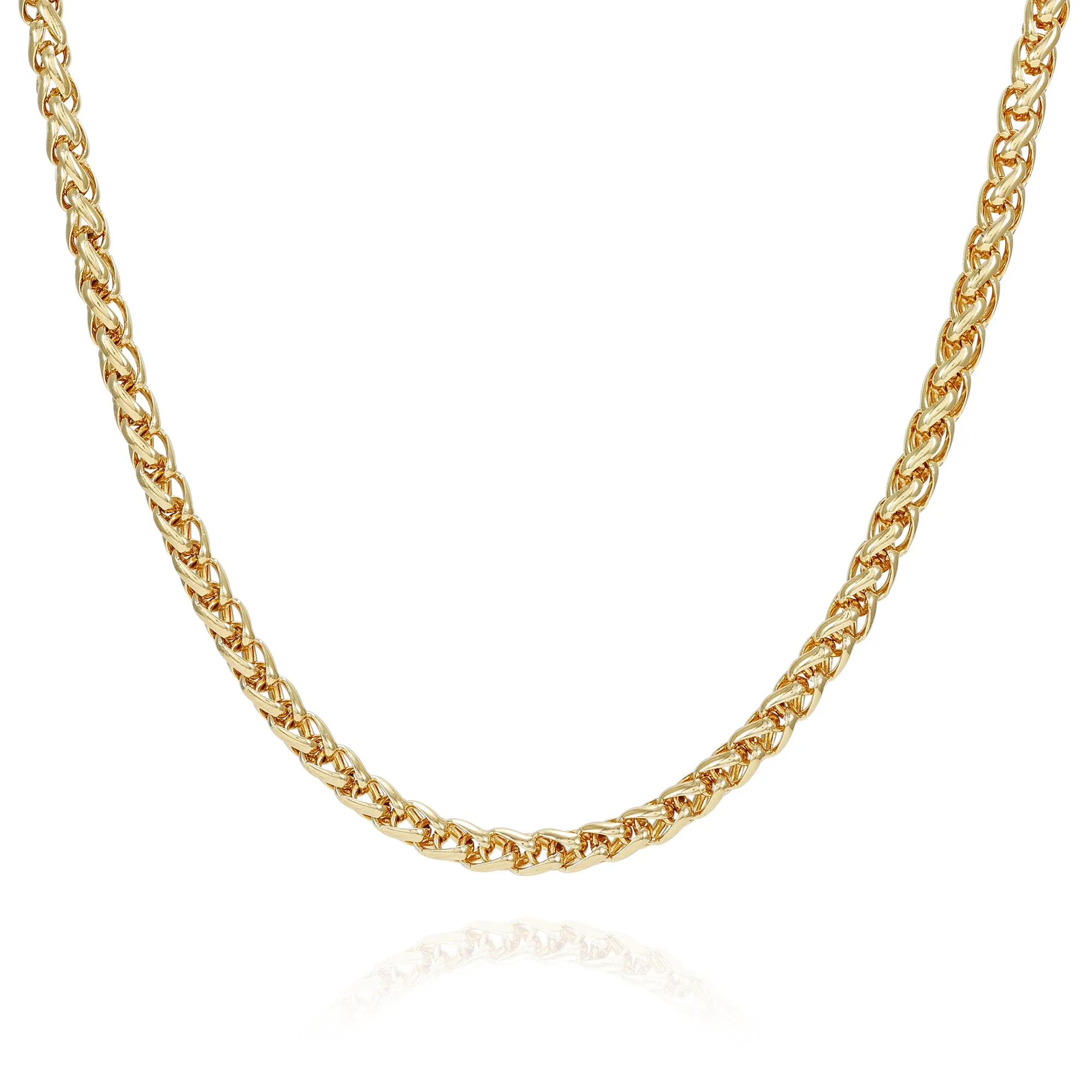 Goldtone Cable Chain Necklace