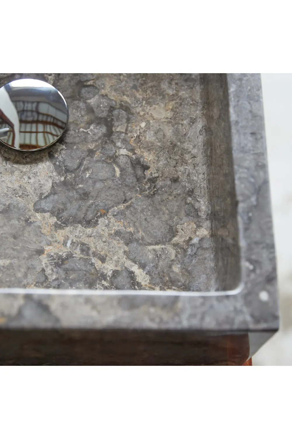 Gray Marble Bathroom Sink | Tikamoon Slats