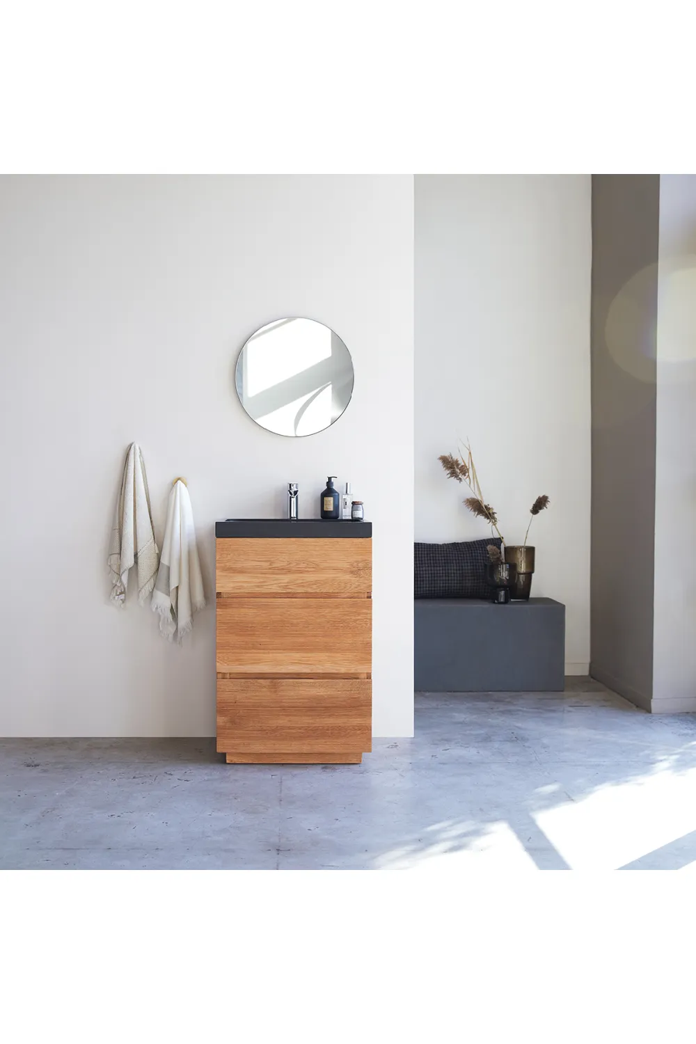 Lava Stone Bathroom Sink | Tikamoon Karl