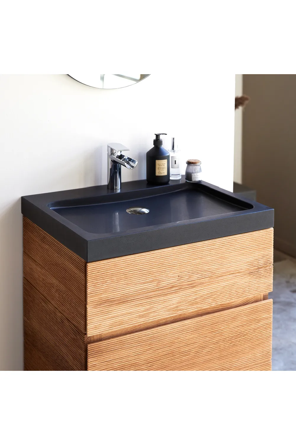 Lava Stone Bathroom Sink | Tikamoon Karl