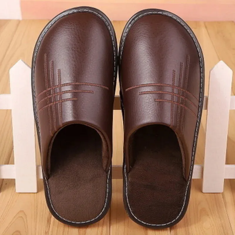 Leather Slippers for Men