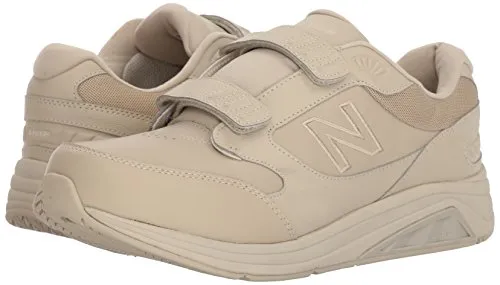 New Balance mens 928 V3 Hook and Loop Walking Shoe, Bone/Bone, 11 Narrow US