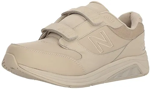 New Balance mens 928 V3 Hook and Loop Walking Shoe, Bone/Bone, 11 Narrow US