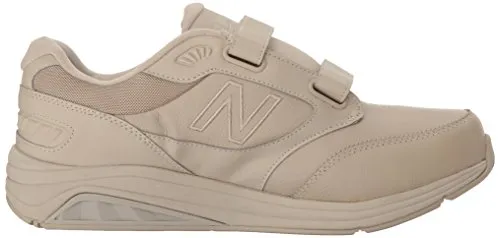 New Balance mens 928 V3 Hook and Loop Walking Shoe, Bone/Bone, 11 Narrow US