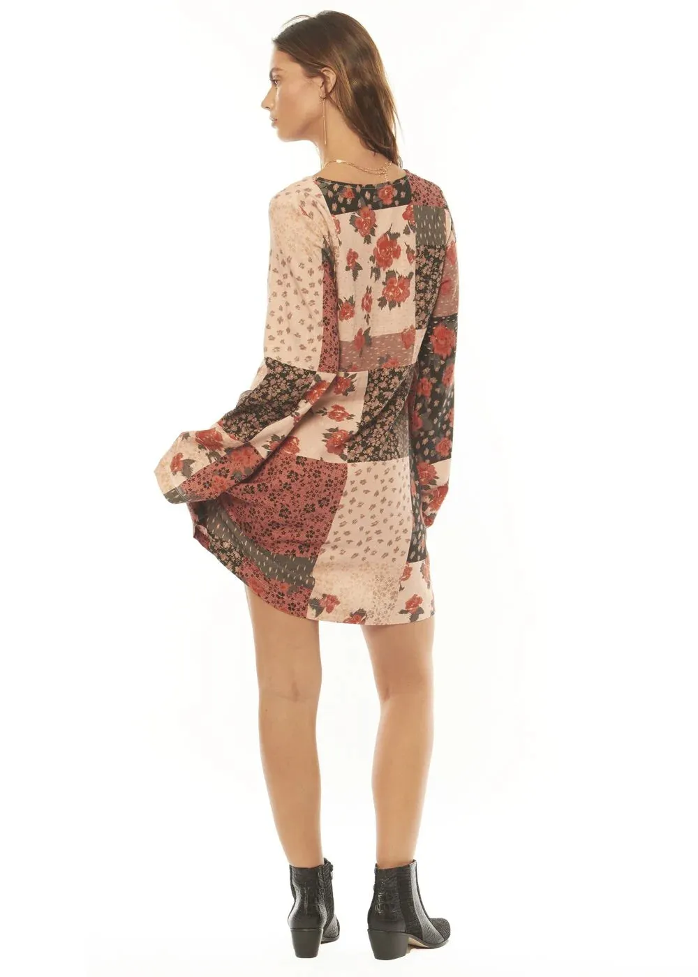 NEW HAVEN LS WOVEN DRESS