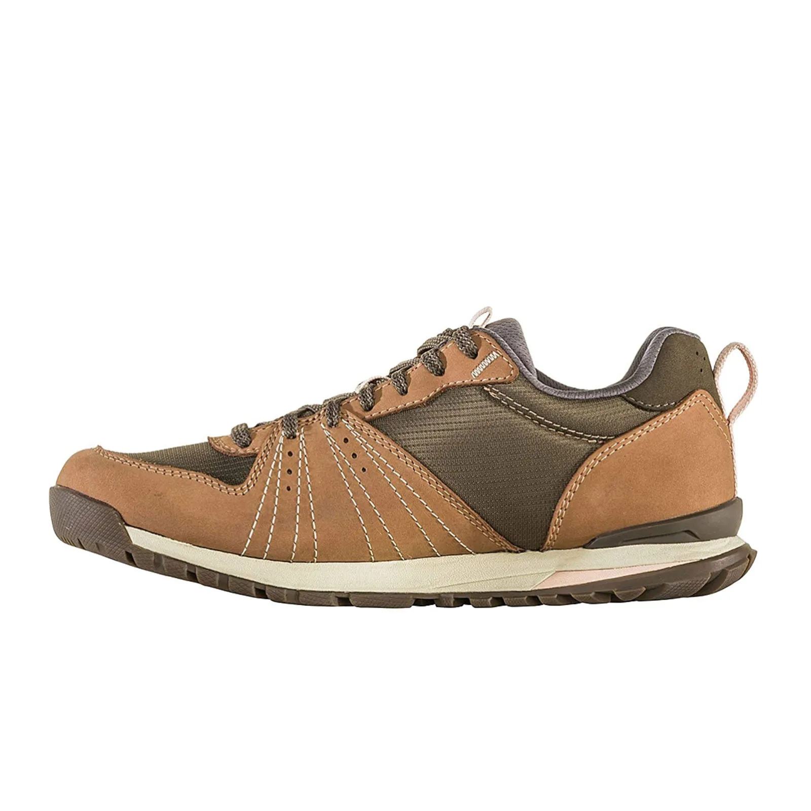 Oboz Bozeman Low Leather Lace Up Trail Shoe (Women) - Chipmunk