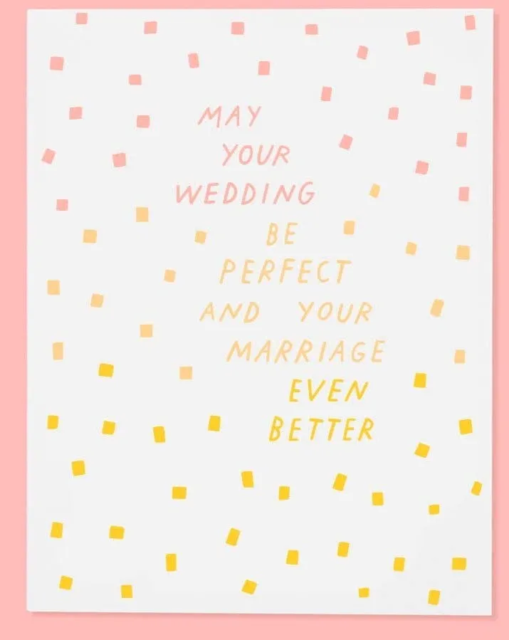 Perfect Wedding Card