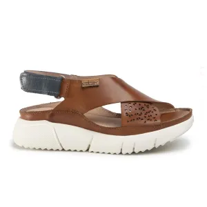 Pikolinos Petra W0C-0500C1 Backstrap Sandal (Women) - Brandy Leather