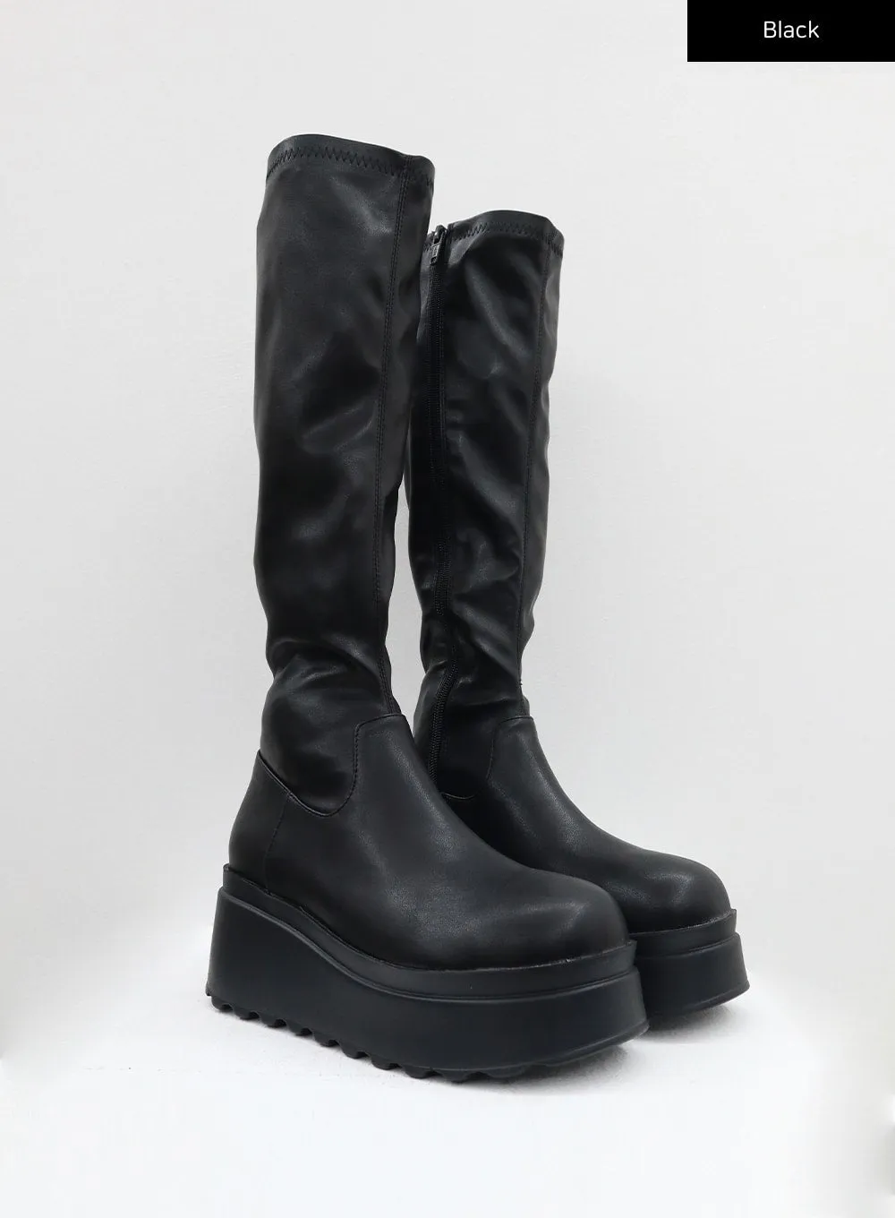 Platform Knee High Boots BM322