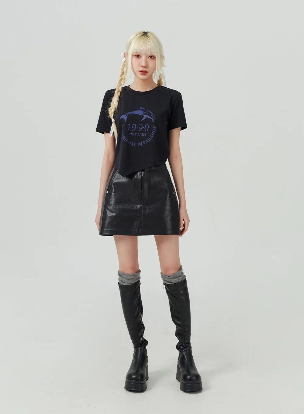 Platform Knee High Boots BM322