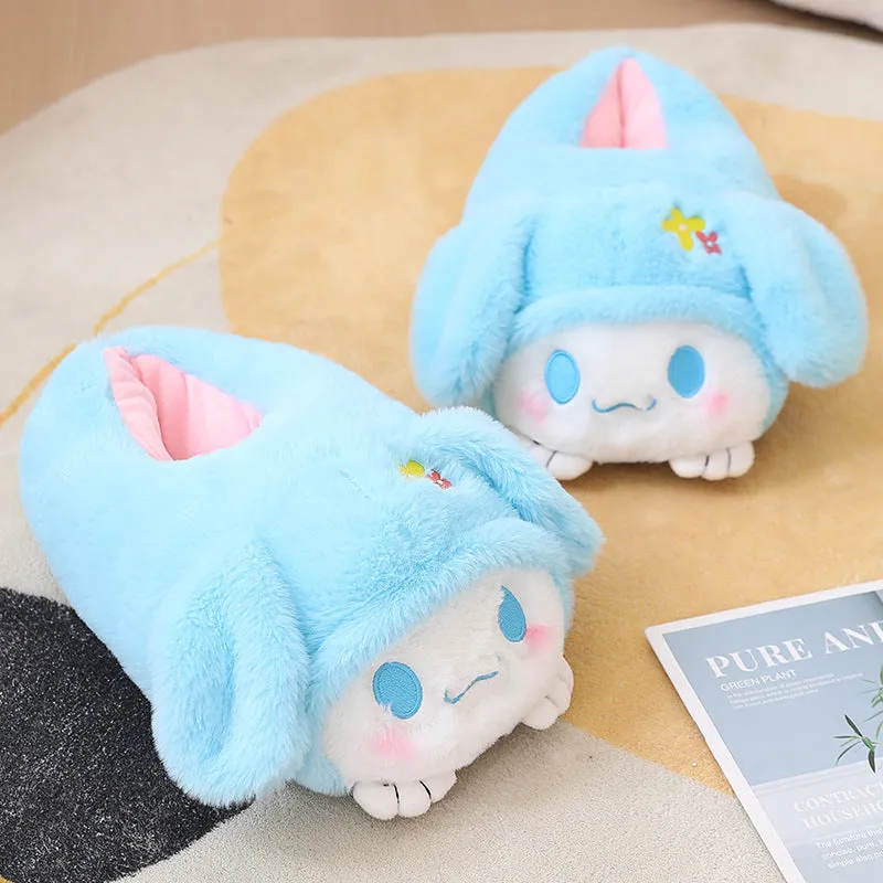 Plush Animal Slippers for Girls