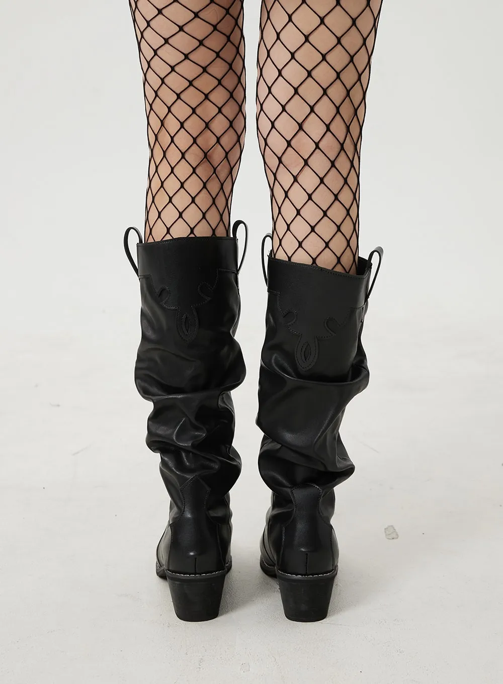 Pointed Toe Heel Knee High Boots BJ320