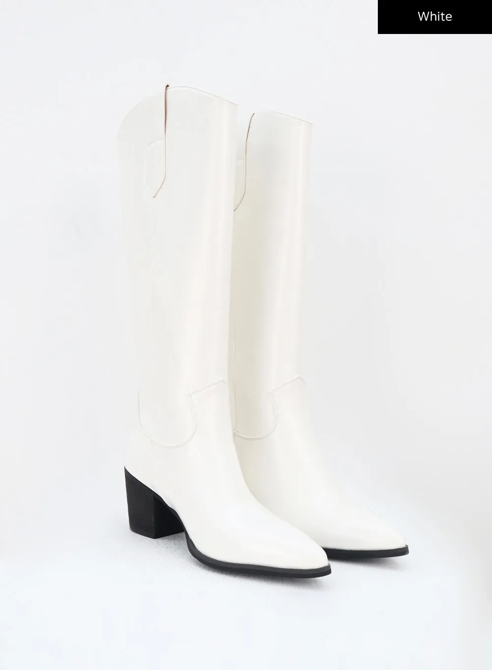 Pointed Toe Knee High Boots BA313