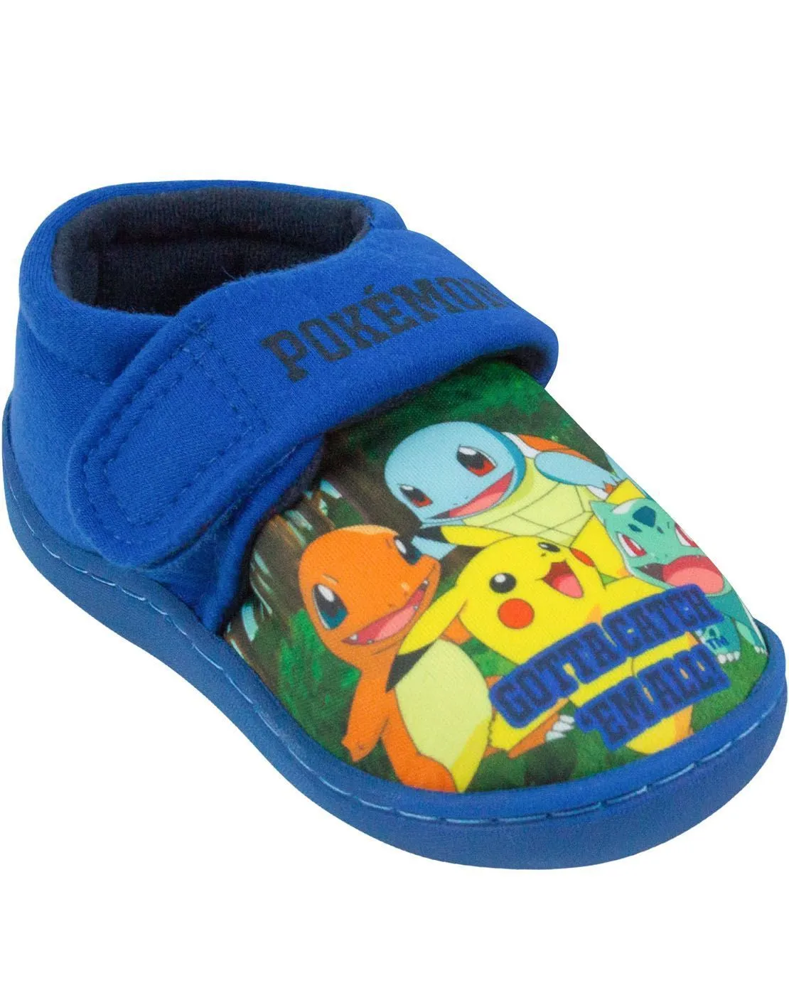 Pokemon Gotta Catch Em All Blue Boy's Slippers