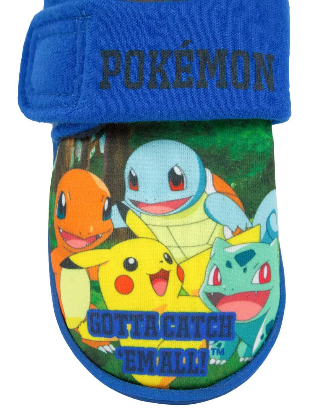 Pokemon Gotta Catch Em All Blue Boy's Slippers