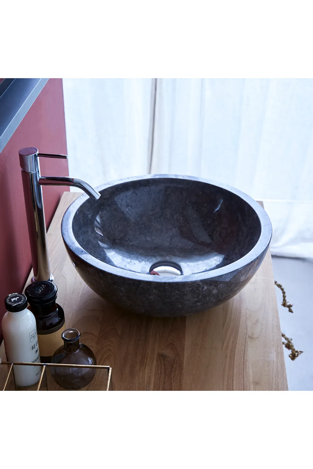 Round Marble Bathroom Sink | Tikamoon Ibyza