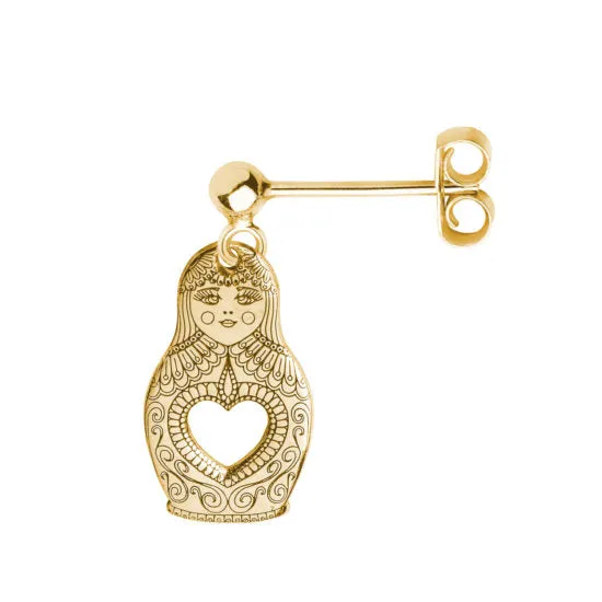 Russian Doll Single Earring