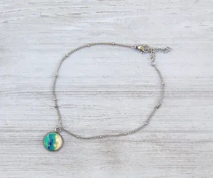 Seaside Glow Anklet | Handmade Beach Jewelry