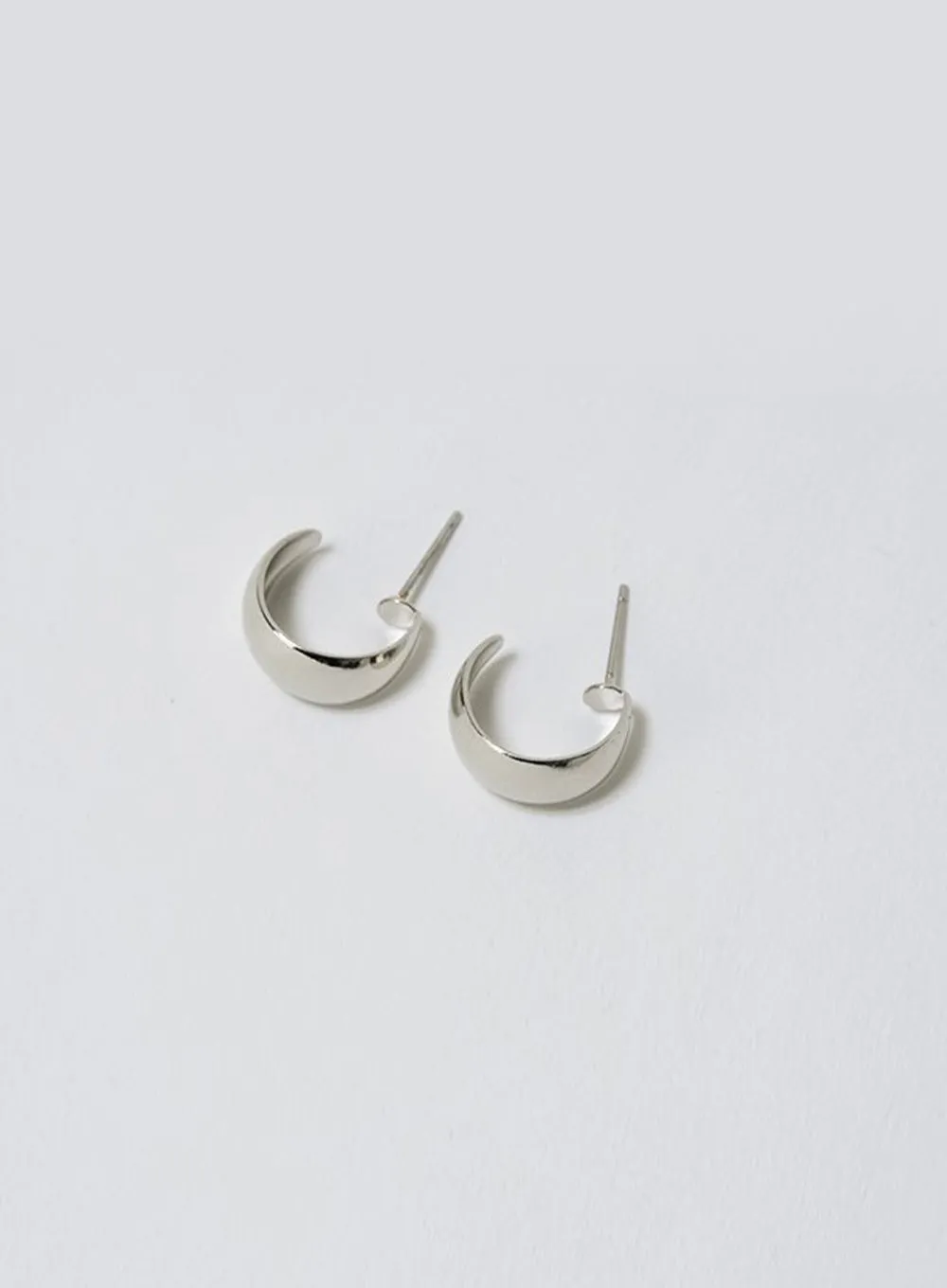 Silver Ring Earring Set