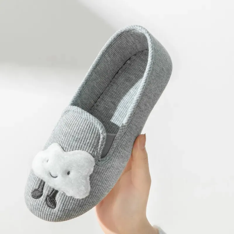 Smiling Cloud Slippers for Girls