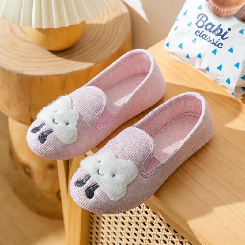 Smiling Cloud Slippers for Girls